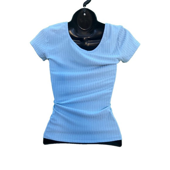 Rue 21 Baby Blue Top - Picture 3 of 4
